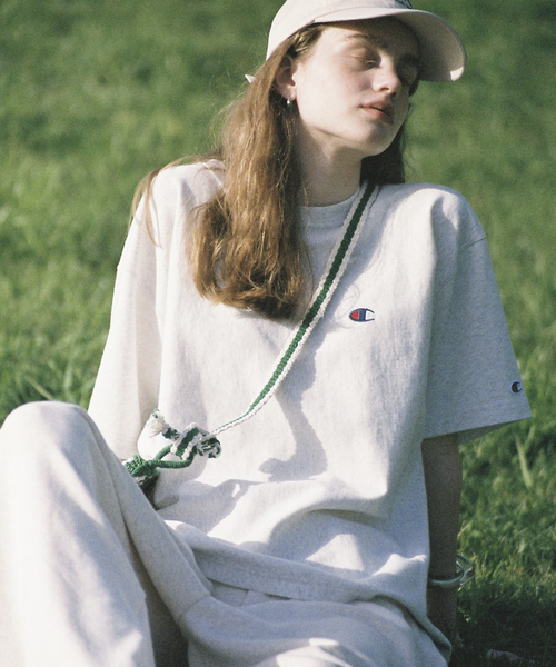 Champion(チャンピオン)の「【CHAMPION / チャンピオン】別注 リバースウィーブTシャツ(Tシャツ/カットソー・メンズ・ホワイト/ブラック/アイボリー/ブルー系その他・MEDIUM/LARGE/X-LARGE/XX-LARGE)」の18枚目の写真