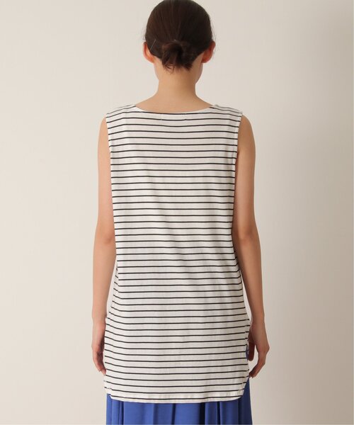 ikka（イッカ）の「【接触冷感／UVカット】コットンUSA裾ラウンドノースリプルオーバー（タンクトップ・レディース・ブラック/オフホワイト/その他2・M/L/S）」の22枚目の写真