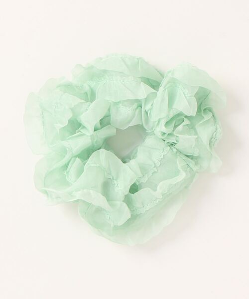 Mayree（メイリー）の「【urge select】パステルカラー ティアード シュシュ（シュシュ・レディース・ピンク/ホワイト/グリーン/パープル・FREE）」の7枚目の写真