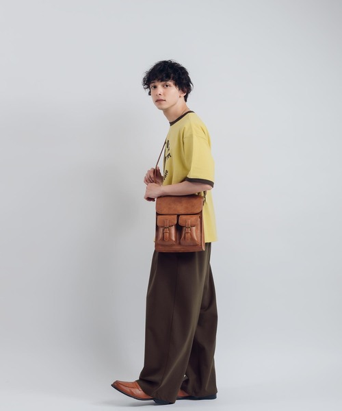 MUHET(ミュエータ)の「BEARリンガーTシャツ(Tシャツ/カットソー・レディース・ボルドー/マスタード/ネイビー・X-LARGE/MEDIUM)」の14枚目の写真