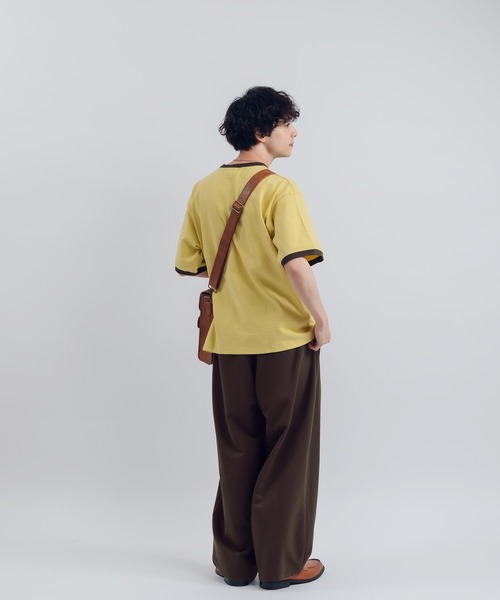 MUHET(ミュエータ)の「BEARリンガーTシャツ(Tシャツ/カットソー・レディース・ボルドー/マスタード/ネイビー・X-LARGE/MEDIUM)」の21枚目の写真