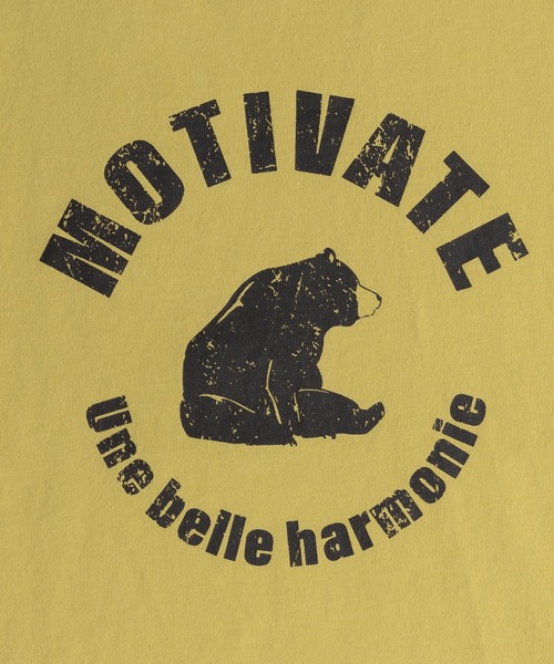 MUHET(ミュエータ)の「BEARリンガーTシャツ(Tシャツ/カットソー・レディース・ボルドー/マスタード/ネイビー・X-LARGE/MEDIUM)」の10枚目の写真