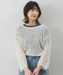RETRO GIRL | スラブメッシュショートPO(ニット/セーター)