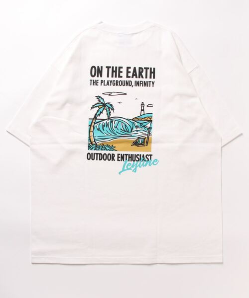 Leyline(レイライン)の「【Leyline】noasobi-beach-tee(Tシャツ/カットソー・メンズ・ホワイト/ブラック・X-LARGE/MEDIUM/LARGE)」の5枚目の写真