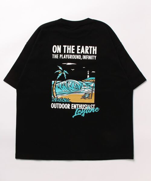 Leyline(レイライン)の「【Leyline】noasobi-beach-tee(Tシャツ/カットソー・メンズ・ホワイト/ブラック・X-LARGE/MEDIUM/LARGE)」の6枚目の写真