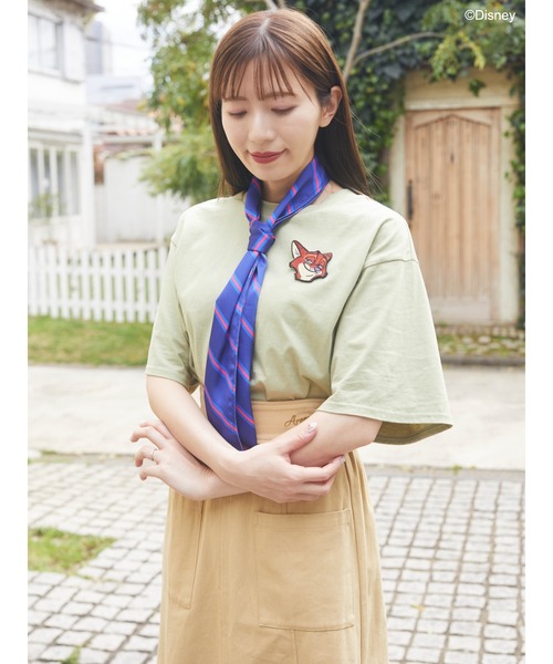 Areeam（アリーム）の「ズートピア ニック/スカーフ付きTシャツ（T