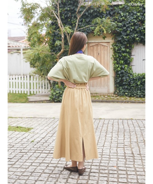 Areeam（アリーム）の「ズートピア ニック/スカーフ付きＴシャツ（Tシャツ/カットソー・レディース・ライトグリーン・FREE）」の3枚目の写真