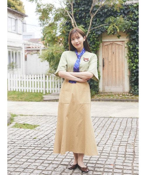 Areeam（アリーム）の「ズートピア ニック/スカーフ付きTシャツ（T