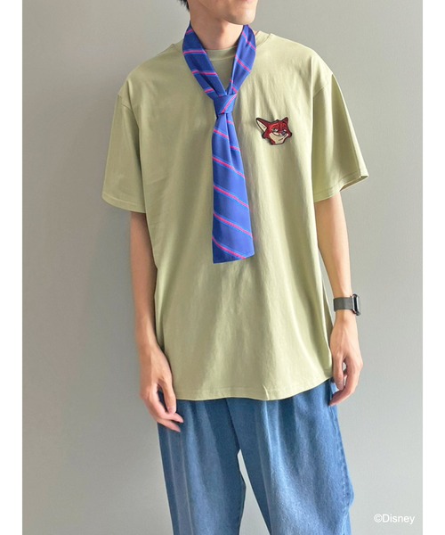 Areeam（アリーム）の「ズートピア ニック/スカーフ付きＴシャツ（Tシャツ/カットソー・レディース・ライトグリーン・FREE）」の8枚目の写真