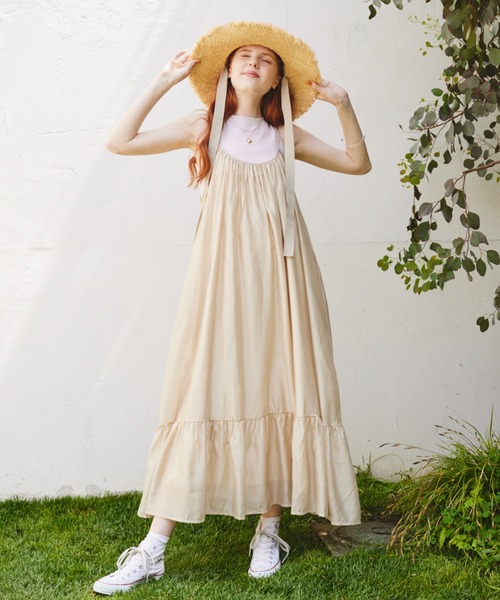 paravion（パラビオン）の「【着回し力抜群！】シンプルアメスリタンクトップ（タンクトップ・レディース・ピンク/ホワイト・FREE）」の6枚目の写真