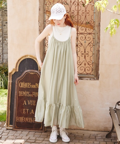 paravion（パラビオン）の「【着回し力抜群！】シンプルアメスリタンクトップ（タンクトップ・レディース・ピンク/ホワイト・FREE）」の20枚目の写真