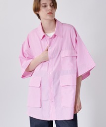 MULTI POCKET STRIPED SHIRT / マルチポケットストライプシャツ
