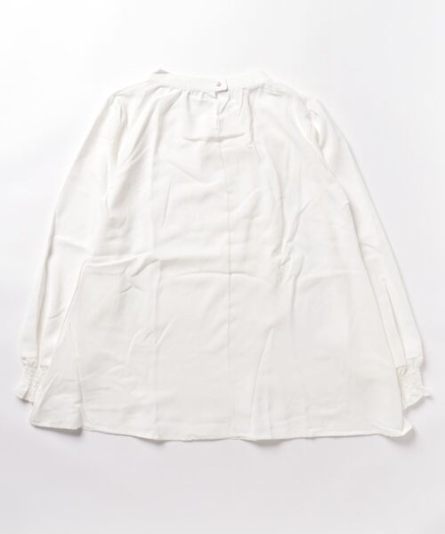 Coo+i(クーイ)の「袖シャーリングブラウス(シャツ/ブラウス・レディース・ブラック/ベージュ/グレー/モカ/ホワイト・FREE)」の6枚目の写真