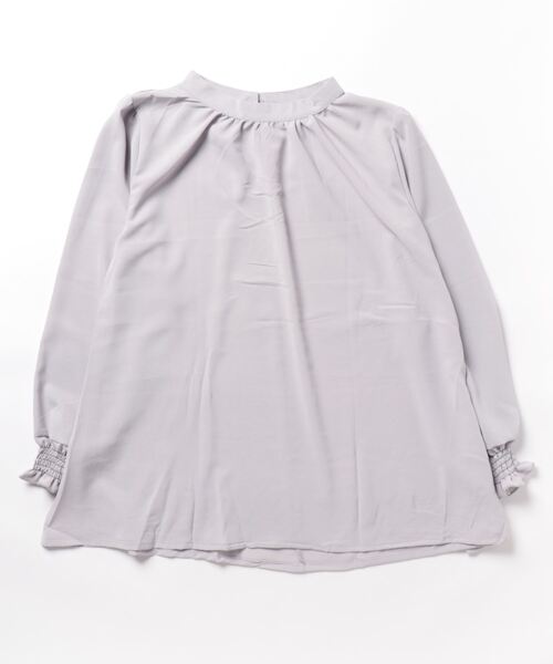 Coo+i(クーイ)の「袖シャーリングブラウス(シャツ/ブラウス・レディース・ブラック/ベージュ/グレー/モカ/ホワイト・FREE)」の10枚目の写真