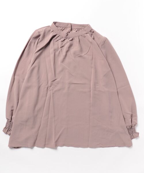 Coo+i(クーイ)の「袖シャーリングブラウス(シャツ/ブラウス・レディース・ブラック/ベージュ/グレー/モカ/ホワイト・FREE)」の8枚目の写真