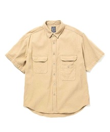 hobo | hobo/ホーボー ARTISAN S/S SHIRT LINEN COTTON TWILL HAND DYED アルチザンSSシャツリネン手染(シャツ/ブラウス)