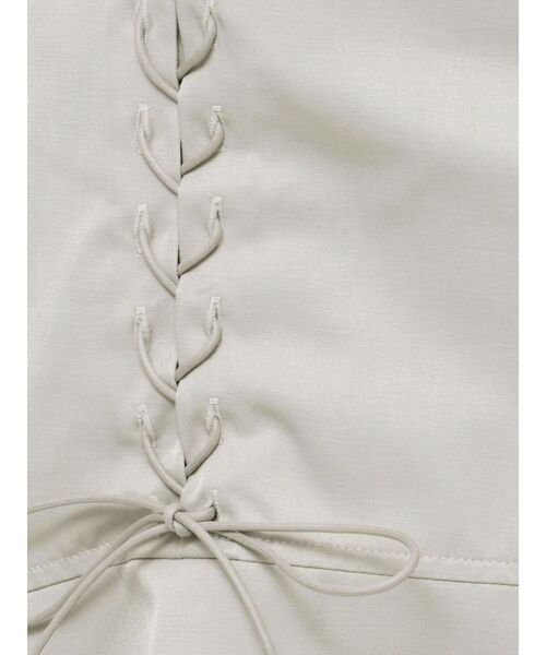 LAGUNAMOON（ラグナムーン）の「レースアップヘムボリュームスカート（スカート・レディース・ライトグレー/ブラック・SMALL/MEDIUM）」の11枚目の写真