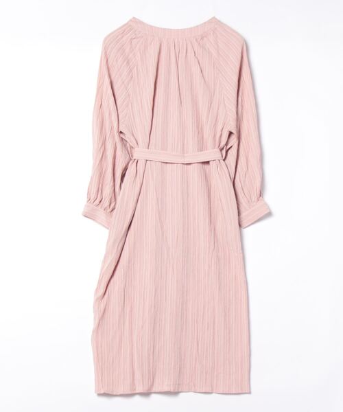 aimoha（アイモハ）の「スキッパー シャツ ワンピース（シャツワンピース・レディース・ピンク・SMALL/MEDIUM/LARGE）」の2枚目の写真