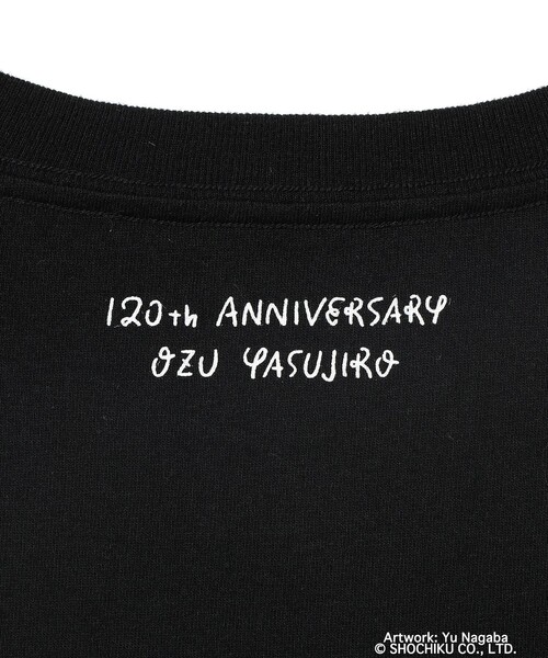 BEAMS JAPAN(ビームス ジャパン)の「小津安二郎監督 × BEAMS JAPAN / 小津安二郎 イラスト Tシャツ(Tシャツ/カットソー・メンズ・ブラック/ホワイト/レッド・MEDIUM/X-LARGE/LARGE)」の12枚目の写真