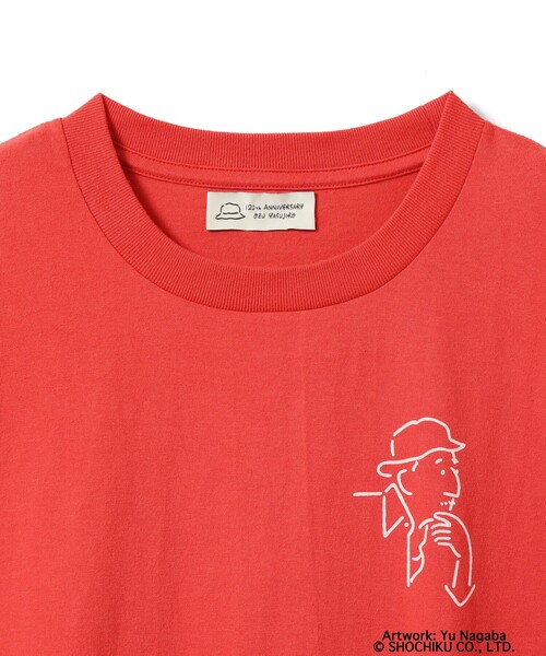 BEAMS JAPAN(ビームス ジャパン)の「小津安二郎監督 × BEAMS JAPAN / 小津安二郎 イラスト Tシャツ(Tシャツ/カットソー・メンズ・ブラック/ホワイト/レッド・MEDIUM/X-LARGE/LARGE)」の13枚目の写真