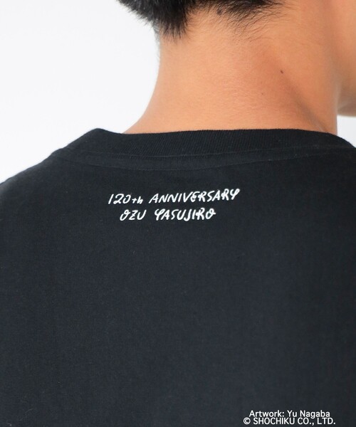 BEAMS JAPAN(ビームス ジャパン)の「小津安二郎監督 × BEAMS JAPAN / 小津安二郎 イラスト Tシャツ(Tシャツ/カットソー・メンズ・ブラック/ホワイト/レッド・MEDIUM/X-LARGE/LARGE)」の19枚目の写真