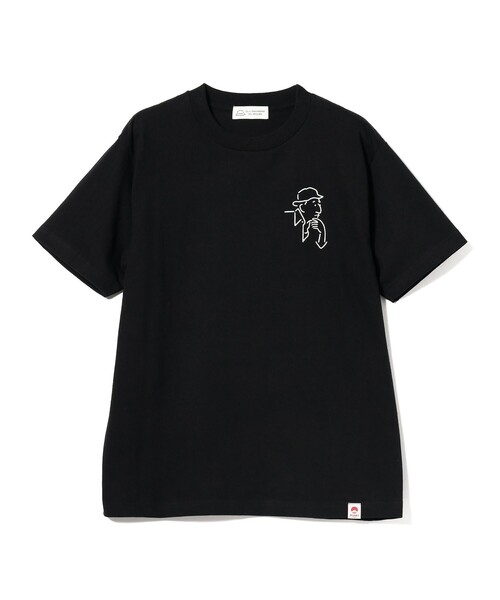 BEAMS JAPAN(ビームス ジャパン)の「小津安二郎監督 × BEAMS JAPAN / 小津安二郎 イラスト Tシャツ(Tシャツ/カットソー・メンズ・ブラック/ホワイト/レッド・MEDIUM/X-LARGE/LARGE)」の22枚目の写真