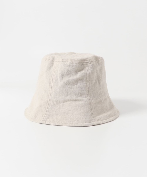 URBAN RESEARCH DOORS(アーバンリサーチドアーズ)の「コットンリネンパネルハット(ハット・レディース・ブラック/ナチュラル/ベージュ・-)」の6枚目の写真
