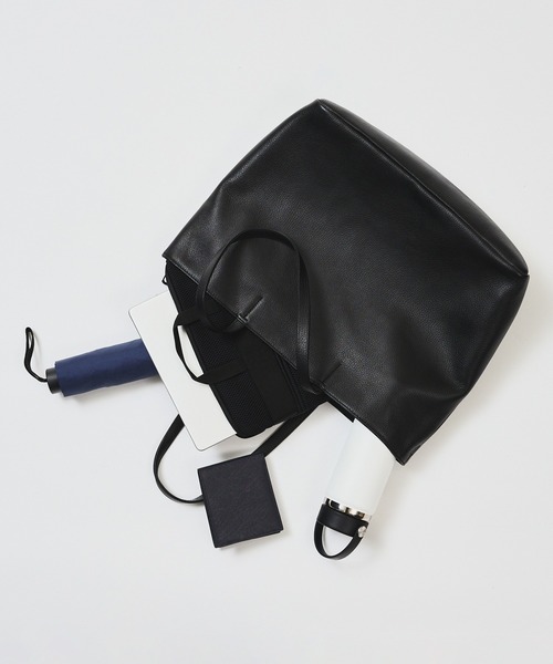 【A4サイズ収納・ユニセックス】レザー トートバッグ ユニセックス】レザー トートバッグ【A4サイズ・ノートPC収納