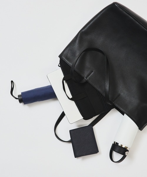 ユニセックス】レザー トートバッグ【A4サイズ・ノートPC収納