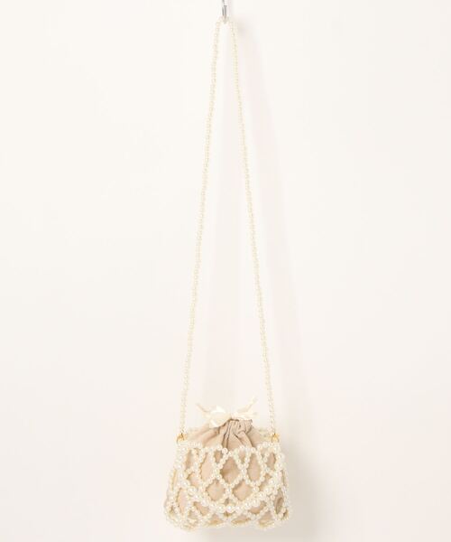 LAC-VERT（ラック・ヴェール）の「パールミニポシェット（ハンドバッグ・レディース・ホワイト・FREE）」の11枚目の写真