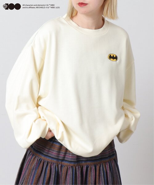 DOUBLE NAME(ダブルネーム)の「ワーナー100周年コラボプルオーバー(Tシャツ/カットソー・レディース・オフホワイト/グリーン/スミクロ・FREE)」の6枚目の写真