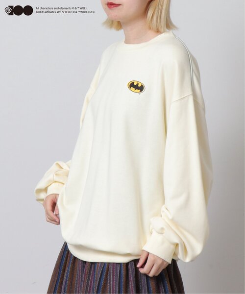 DOUBLE NAME(ダブルネーム)の「ワーナー100周年コラボプルオーバー(Tシャツ/カットソー・レディース・オフホワイト/グリーン/スミクロ・FREE)」の7枚目の写真
