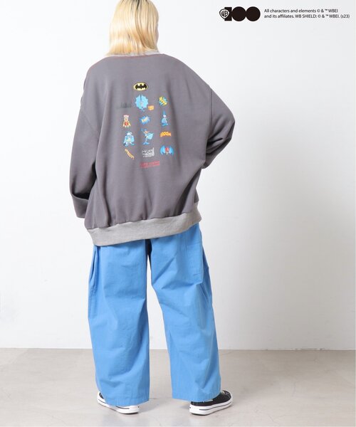 DOUBLE NAME(ダブルネーム)の「ワーナー100周年コラボプルオーバー(Tシャツ/カットソー・レディース・オフホワイト/グリーン/スミクロ・FREE)」の20枚目の写真