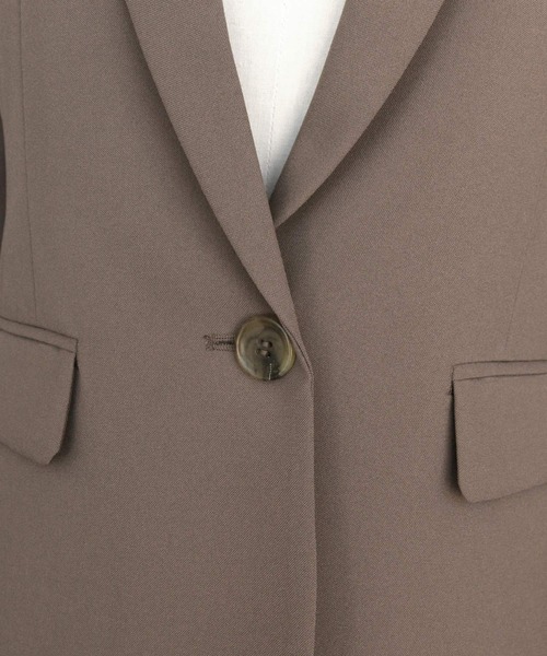 RUIRUE BOUTIQUE(ルイルエブティック)の「選べる4タイプ洗えるベーシックビジネススーツ セミワイドパンツセット(Bセット/Dセット)《着用動画あり》(スーツセット・レディース・ブラック/ブラウン系1/ブラウン/ブラック系1/ネイビー系1/ネイビー/アイボリー/グレー/グレー系1/アイボリー系1・S/M/L/LL/3L/4L/5L)」の20枚目の写真