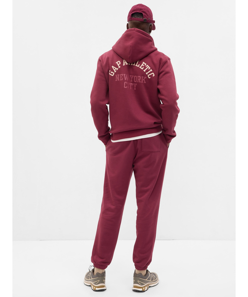 GAP（ギャップ）の「GAP "ATHLETIC" アーチロゴ ジョガーパンツ(ユニセックス)（スウェットパンツ・メンズ・ブラック/ワイン/ブルー/ホワイト系その他/ライトグレー・XS/S/M/L/XL）」の6枚目の写真