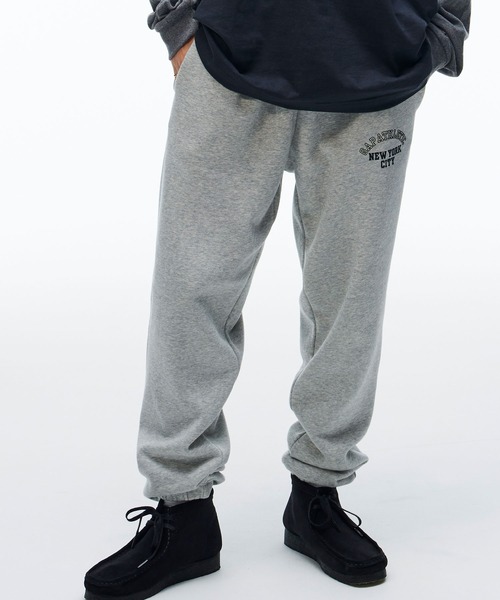 GAP（ギャップ）の「GAP "ATHLETIC" アーチロゴ ジョガーパンツ(ユニセックス)（スウェットパンツ・メンズ・ブラック/ワイン/ブルー/ホワイト系その他/ライトグレー・XS/S/M/L/XL）」の4枚目の写真