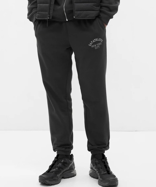 GAP（ギャップ）の「GAP "ATHLETIC" アーチロゴ ジョガーパンツ(ユニセックス)（スウェットパンツ・メンズ・ブラック/ワイン/ブルー/ホワイト系その他/ライトグレー・XS/S/M/L/XL）」の3枚目の写真