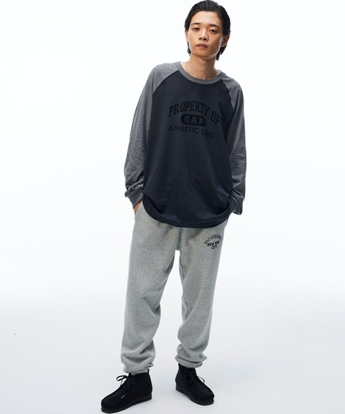 GAP（ギャップ）の「GAP "ATHLETIC" アーチロゴ ジョガーパンツ(ユニセックス)（スウェットパンツ・メンズ・ブラック/ワイン/ブルー/ホワイト系その他/ライトグレー・XS/S/M/L/XL）」の22枚目の写真