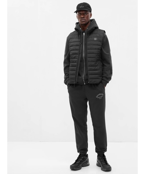 GAP（ギャップ）の「GAP "ATHLETIC" アーチロゴ ジョガーパンツ(ユニセックス)（スウェットパンツ・メンズ・ブラック/ワイン/ブルー/ホワイト系その他/ライトグレー・XS/S/M/L/XL）」の17枚目の写真