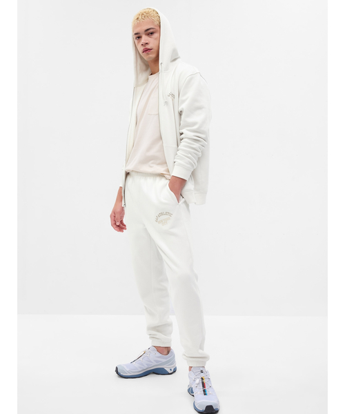 GAP（ギャップ）の「GAP "ATHLETIC" アーチロゴ ジョガーパンツ(ユニセックス)（スウェットパンツ・メンズ・ブラック/ワイン/ブルー/ホワイト系その他/ライトグレー・XS/S/M/L/XL）」の18枚目の写真