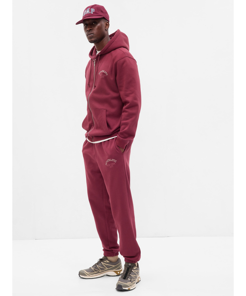 GAP（ギャップ）の「GAP "ATHLETIC" アーチロゴ ジョガーパンツ(ユニセックス)（スウェットパンツ・メンズ・ブラック/ワイン/ブルー/ホワイト系その他/ライトグレー・XS/S/M/L/XL）」の19枚目の写真