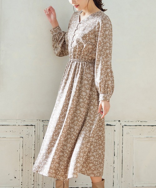 Honeys（ハニーズ）の「パール釦使いワンピース（ワンピース）」 - WEAR