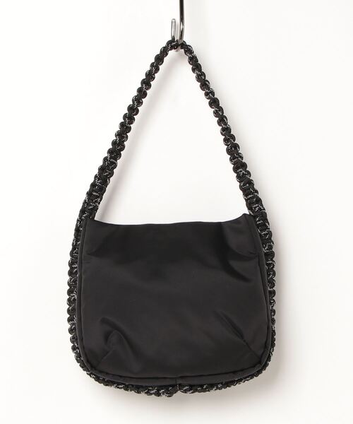 OUTDOOR PRODUCTS(アウトドアプロダクツ)の「【 OUTDOOR PRODUCTS / アウトドアプロダクツ 】 ハーフムーン バッグ 23SS12 halfM BAG BKI(ハンドバッグ・レディース・ブラック/オレンジ・FREE)」の4枚目の写真