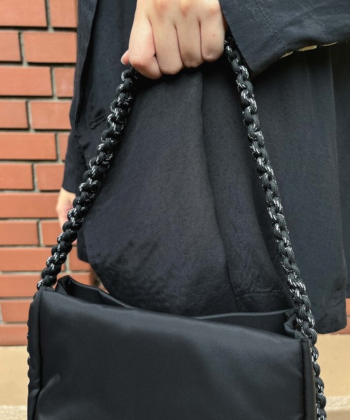 OUTDOOR PRODUCTS(アウトドアプロダクツ)の「【 OUTDOOR PRODUCTS / アウトドアプロダクツ 】 ハーフムーン バッグ 23SS12 halfM BAG BKI(ハンドバッグ・レディース・ブラック/オレンジ・FREE)」の11枚目の写真