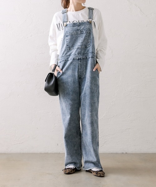 PUAL CE CIN(ピュアルセシン)の「大人スマート ロゴプリント ロンT(Tシャツ/カットソー・レディース・オフホワイト/ブラウン/チャコールグレー・FREE)」の11枚目の写真