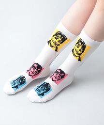 E4933 フェイスジャカードソックス