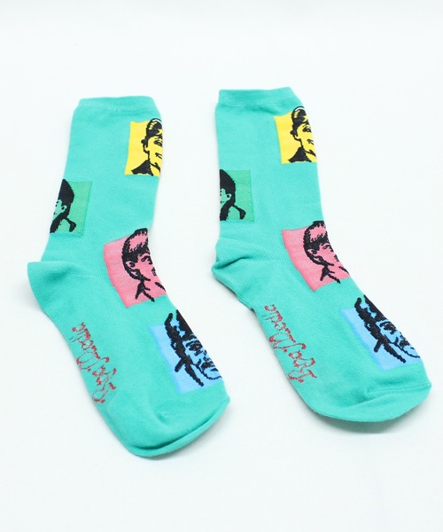 RNA(アールエヌエー)の「E4933 フェイスジャカードソックス(ソックス/靴下・レディース・エメラルド/オフホワイト/ブラック・FREE)」の5枚目の写真