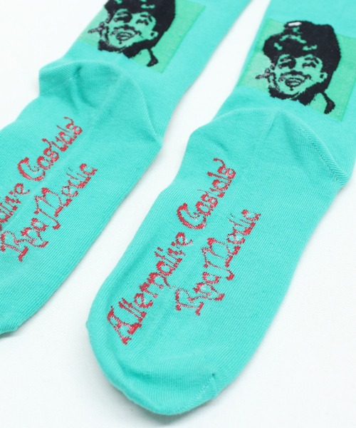 RNA(アールエヌエー)の「E4933 フェイスジャカードソックス(ソックス/靴下・レディース・エメラルド/オフホワイト/ブラック・FREE)」の14枚目の写真