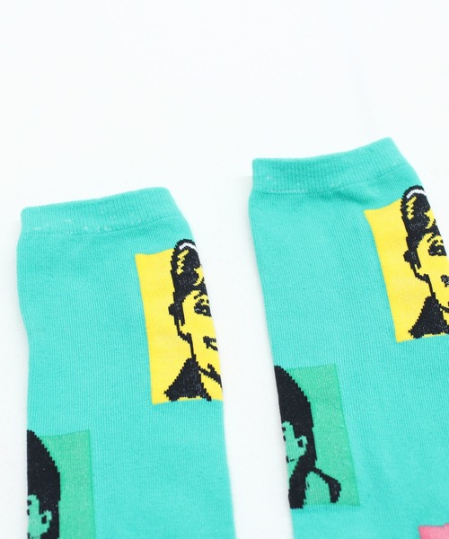 RNA(アールエヌエー)の「E4933 フェイスジャカードソックス(ソックス/靴下・レディース・エメラルド/オフホワイト/ブラック・FREE)」の18枚目の写真
