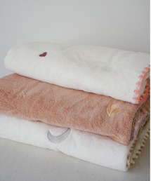 ふわふわ  刺繍 ブランケット 【 チェリー / ムーン 】 #_